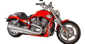 Red motorcycle