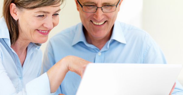 Couple planning their 401K retirement