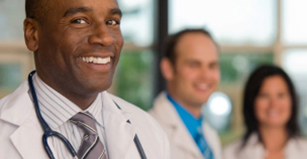 a kidney cancer doctor is about to go see a patient