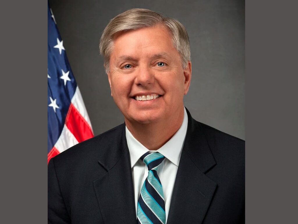 U.S. Senator Lindsey Graham's official senate office photo from the 113th United States Congress (2013-2015).
