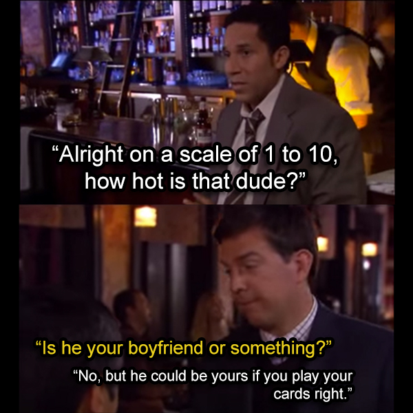 Don't use a co-worker as your wingman.
