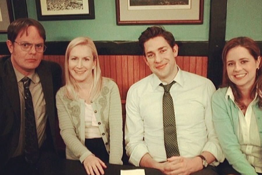 Don't go on double dates with co-workers.