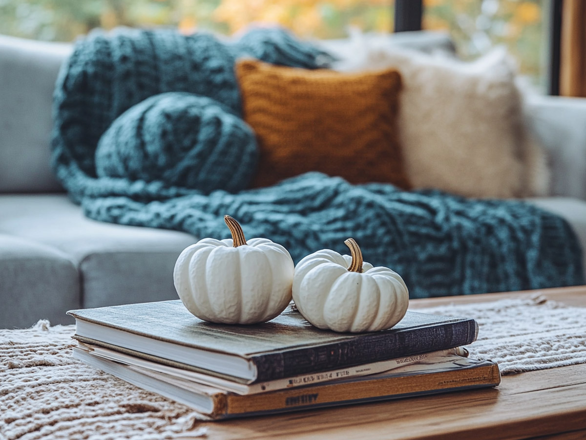 Go With Mini White Pumpkins