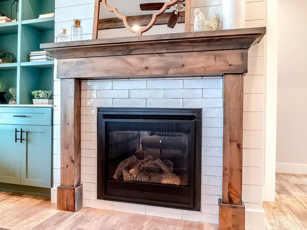 Use Logs for a Rustic Vibe