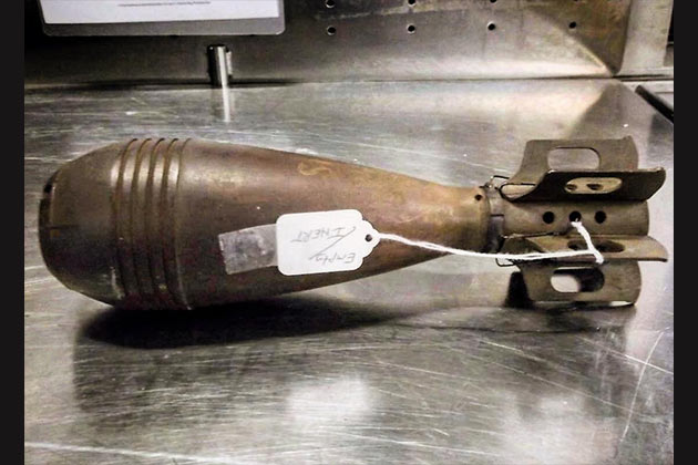Inert Mortar Round