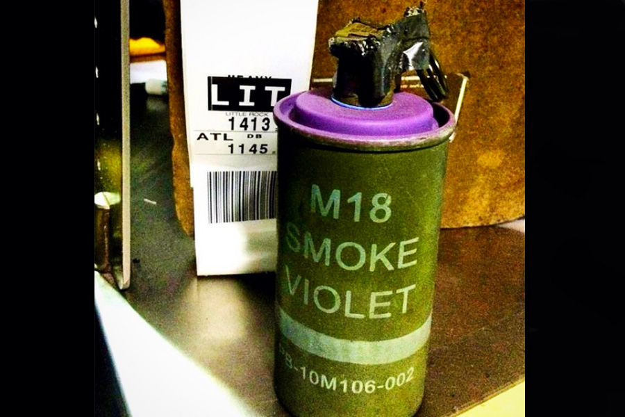 Purple Smoke Grenade