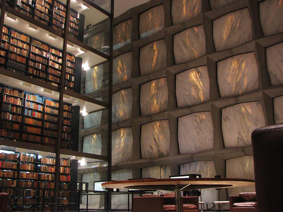 10. Beinecke Rare Book & Manuscript Library