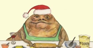jabba the hutt christmas card