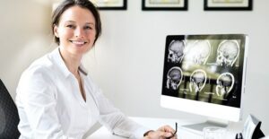 A doctor diagnoses trigeminal neuralgia