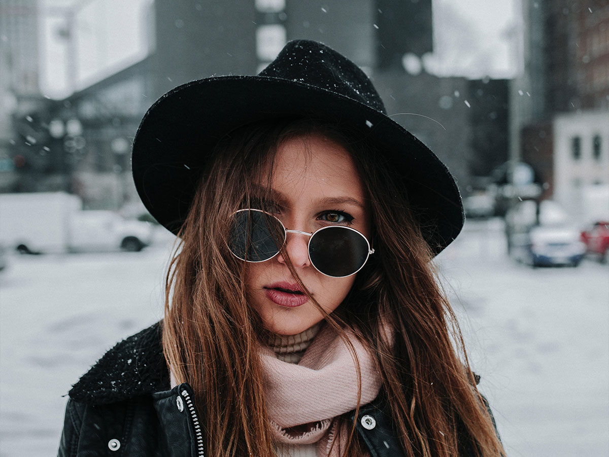 Scarves and hats change everything.