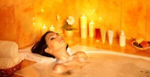 the perfect bubble bath