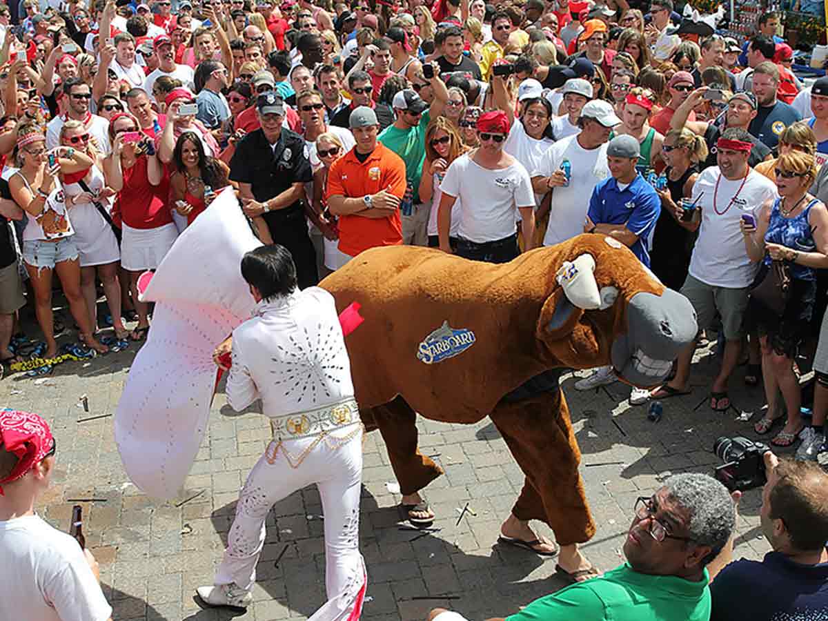 6. Running of the Bull at the Starboard