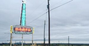 Marfa, Texas, is a city stuck in the 60s and full of peace and love.