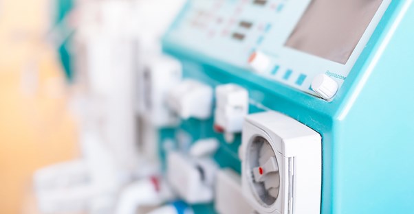 A shiny new dialysis machine