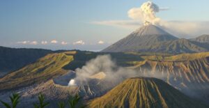 Mount Bromo is one of the 130 active volcanoes in Indonesia.