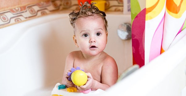 A child with skin