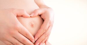 A pregnant woman