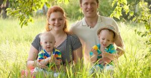 A family with a Down syndrome child