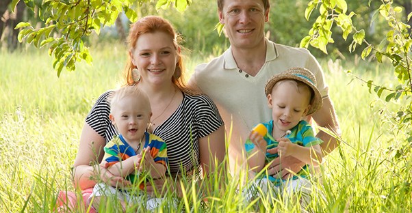 A family with a Down syndrome child