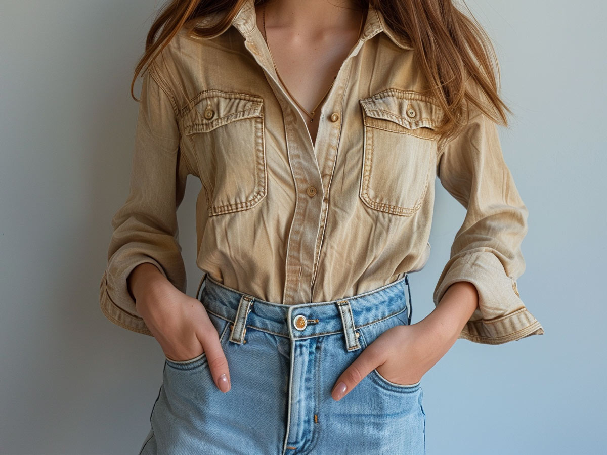 High-Waisted Jeans