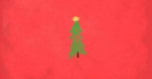 a minimalist christmas tree
