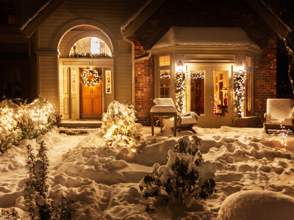 Only decorate the inside of your home.