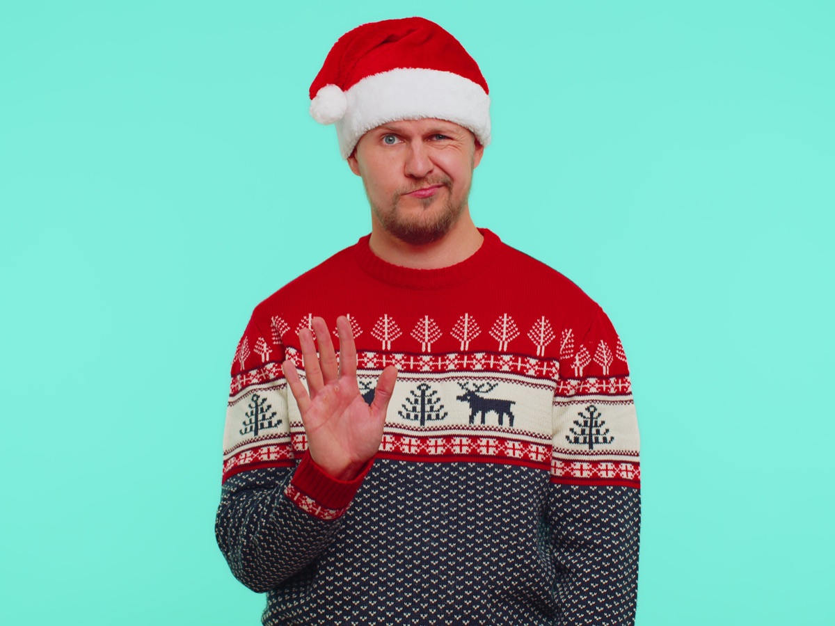 Learn to say no to some holiday events.