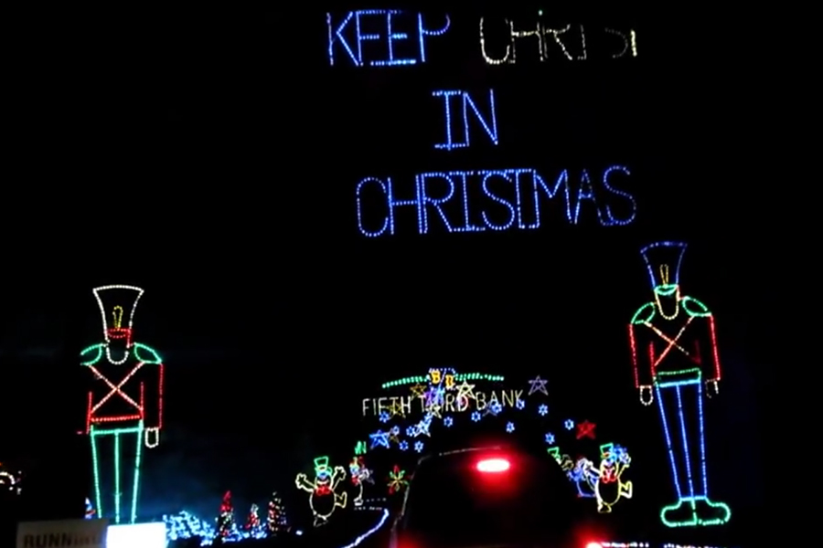 10. Louisville Mega Cavern's Lights Under Louisville
