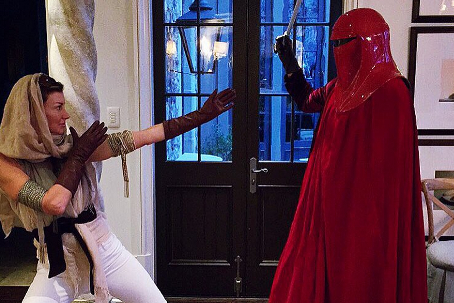 Rey and Imperial Guard