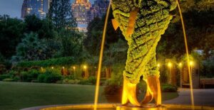 The Atlanta Botanical Garden is spectacular at night.