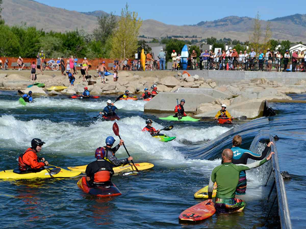 7. River Surfing and Kayaking