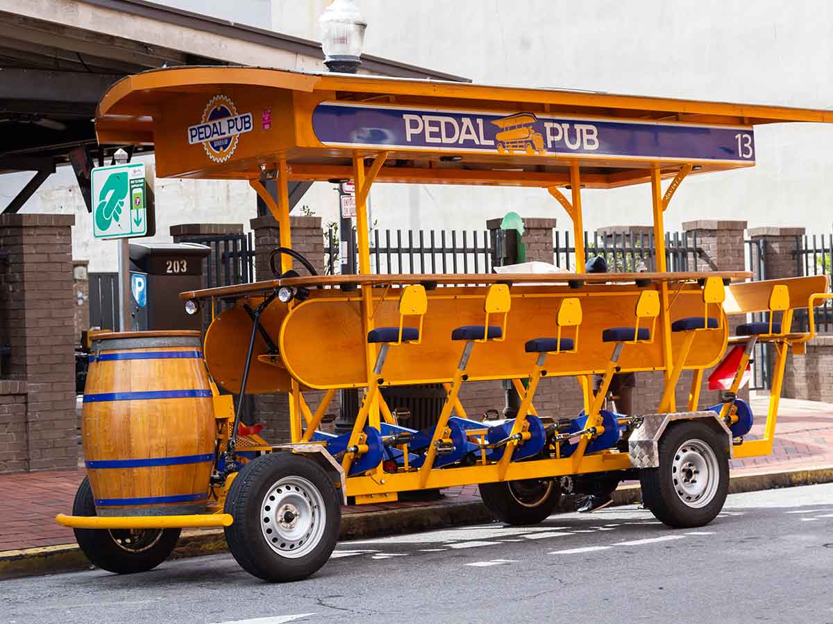 5. The Handlebar Indy Pedal Pub