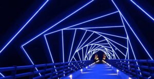 The High Trestle Trail in Iowa offers 25 miles of running through breathtaking views.