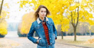 a woman wearing a controversial fashion trend