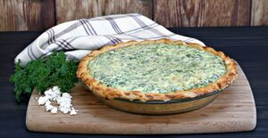Spinach quiche