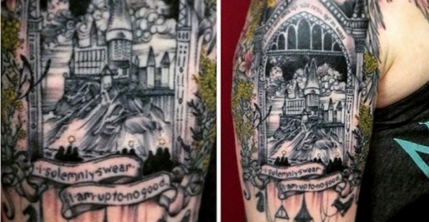 harry potter tattoo