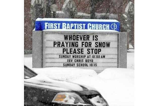 Praying for Snow