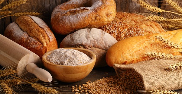 Several loaves of bread