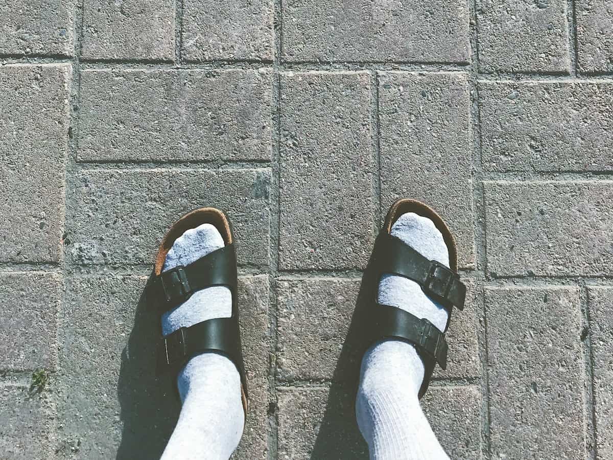 Avoid Socks and Sandals