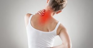 A woman suffers from spinal stenosis