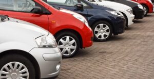 Photo of a used car lot