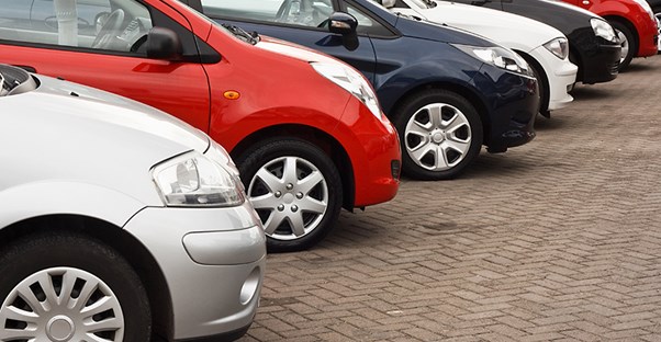 Photo of a used car lot