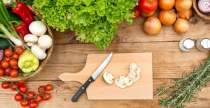 A selection of healthy ingredients