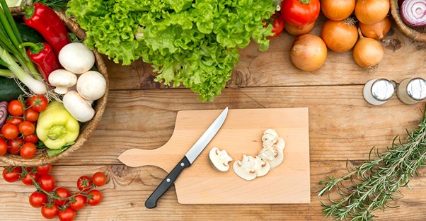 A selection of healthy ingredients