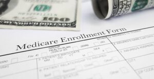 Money on a medicare enrollment form