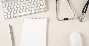 A doctors desk