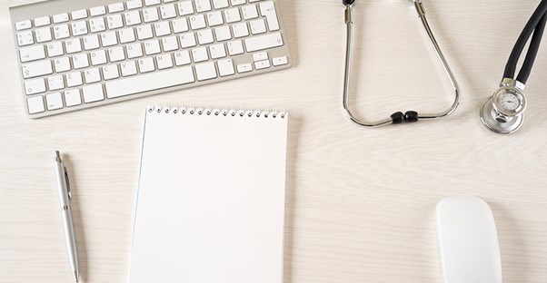 A doctors desk