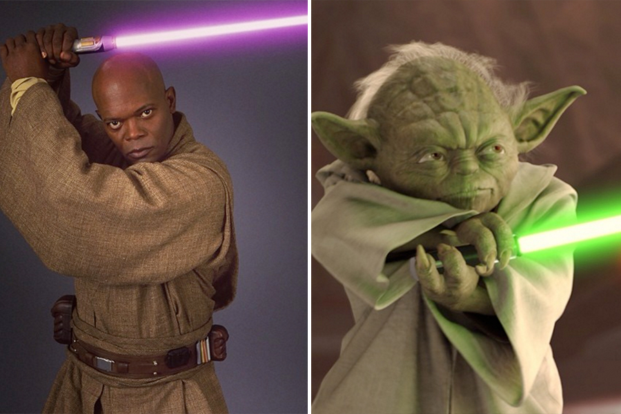 Mace Windu and Yoda
