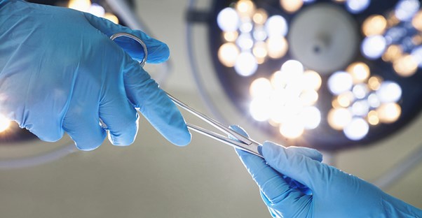Doctors prepare for club foot surgery
