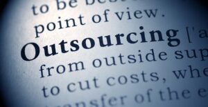 outsourcing bolded in text